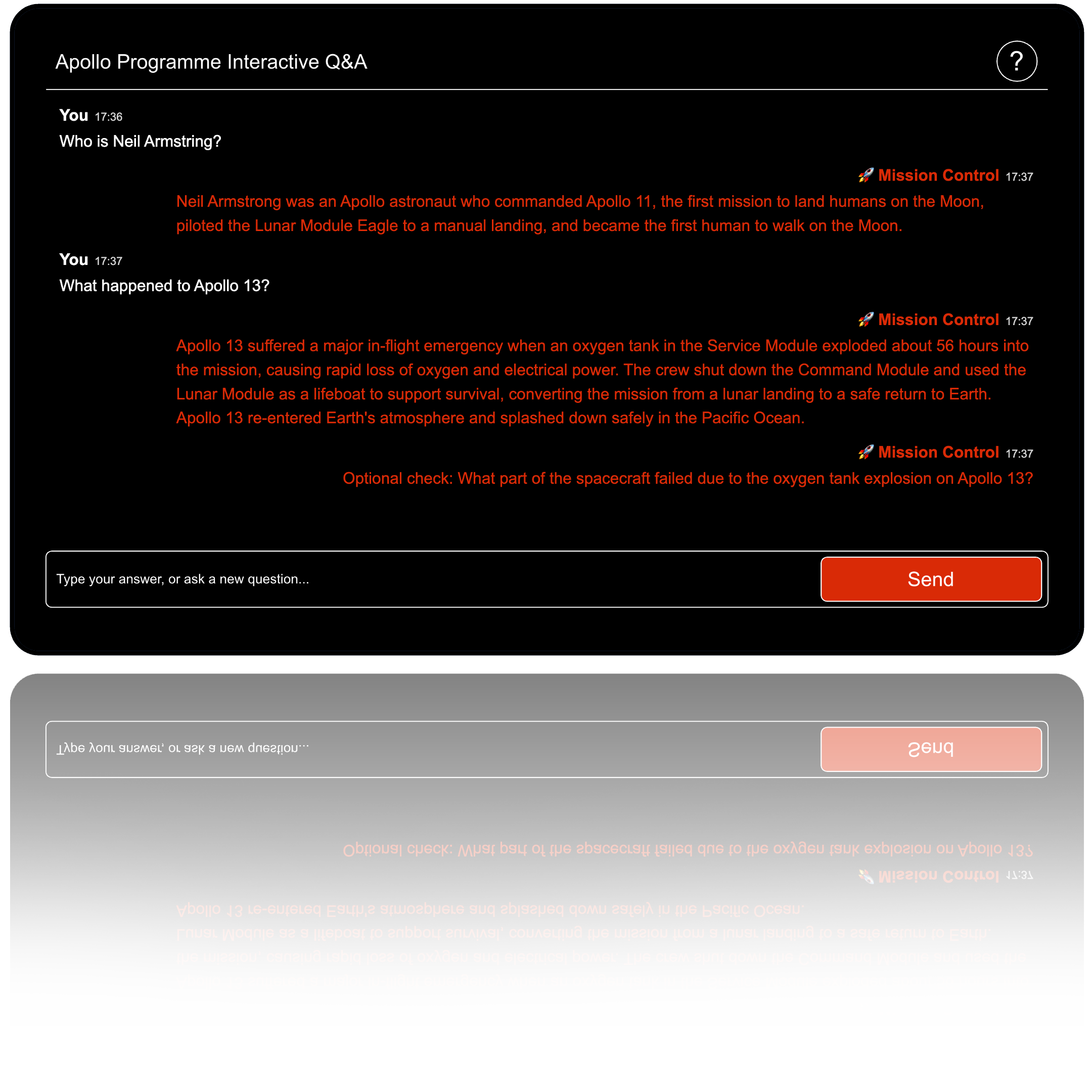 Apollo space programme interactive knowledge base
