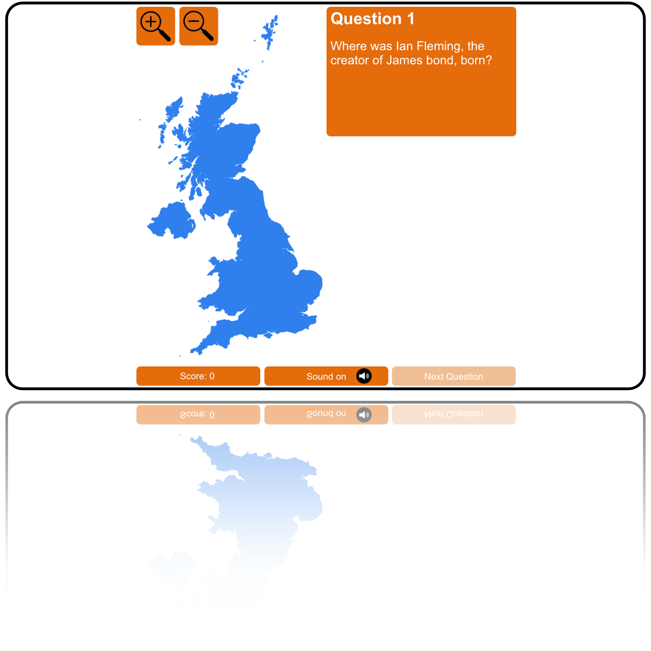 API powered Articulate Storyline Location Game